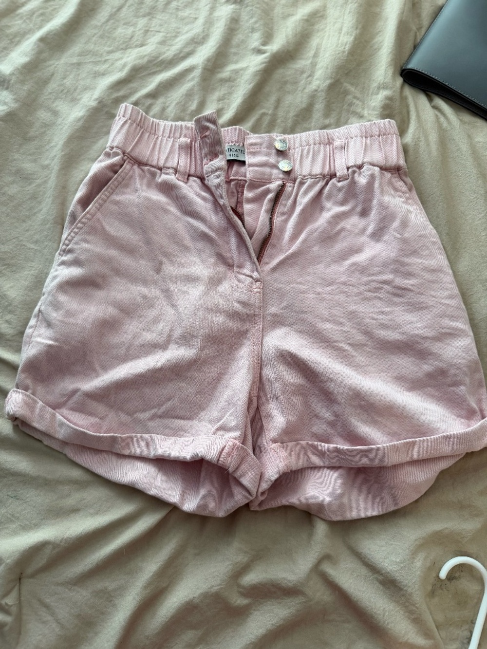 Pink high waisted short